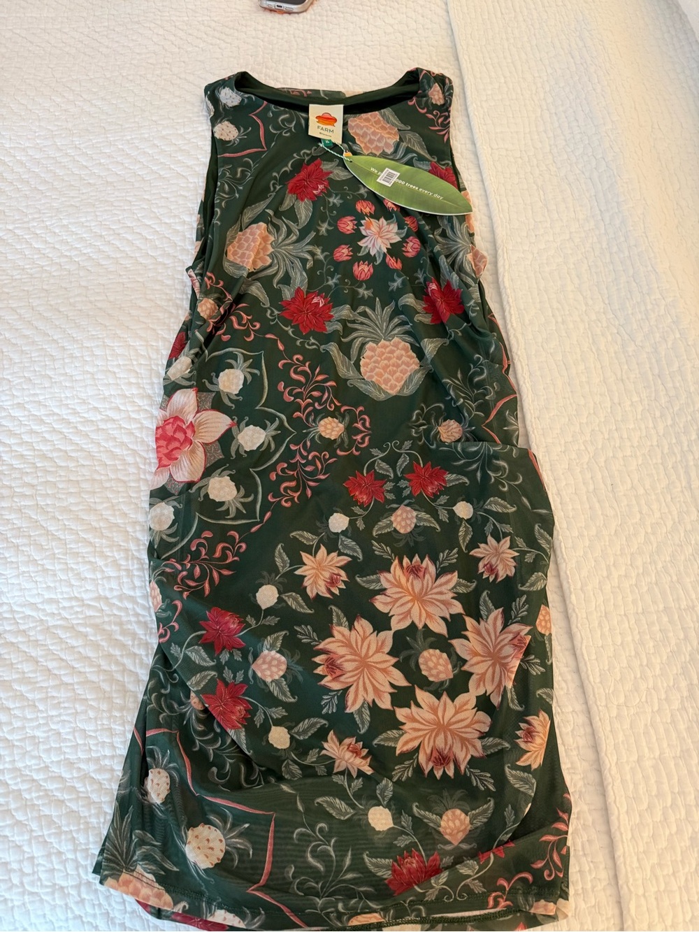 FARM Rio Pineapple Garden
Stretch Tulle Body-Con dress XL - Picture 2 of 3